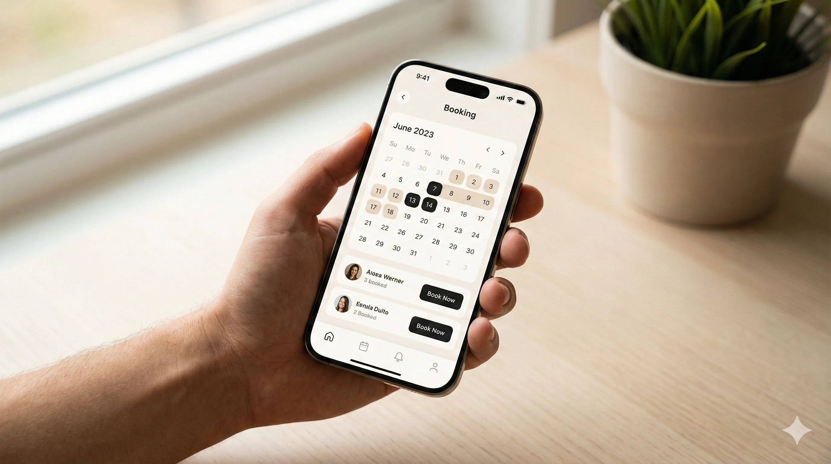 Exemple d'application mobile créée avec Bubble